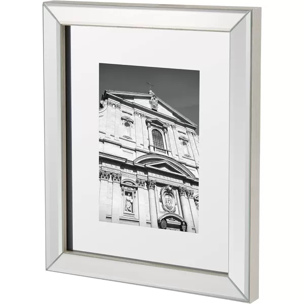 Mikasa Gold Mirrored 16x20 Matted to 11x14 Picture Frames, Horizontal or Vertica Display