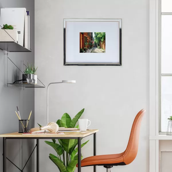 Mikasa Gold Mirrored 16x20 Matted to 11x14 Picture Frames, Horizontal or Vertica Display
