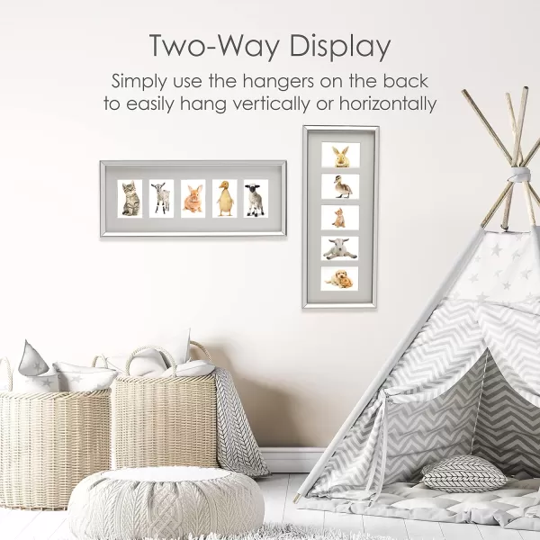 Mikasa Gold Mirrored 16x20 Matted to 11x14 Picture Frames, Horizontal or Vertica Display