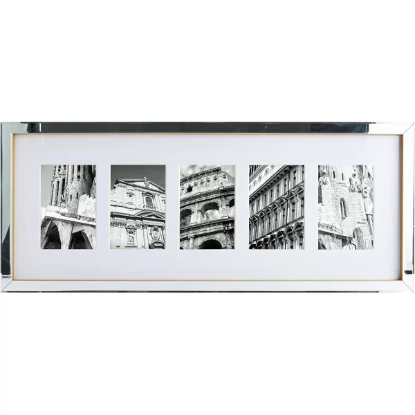 Mikasa Gold Mirrored 16x20 Matted to 11x14 Picture Frames, Horizontal or Vertica Display