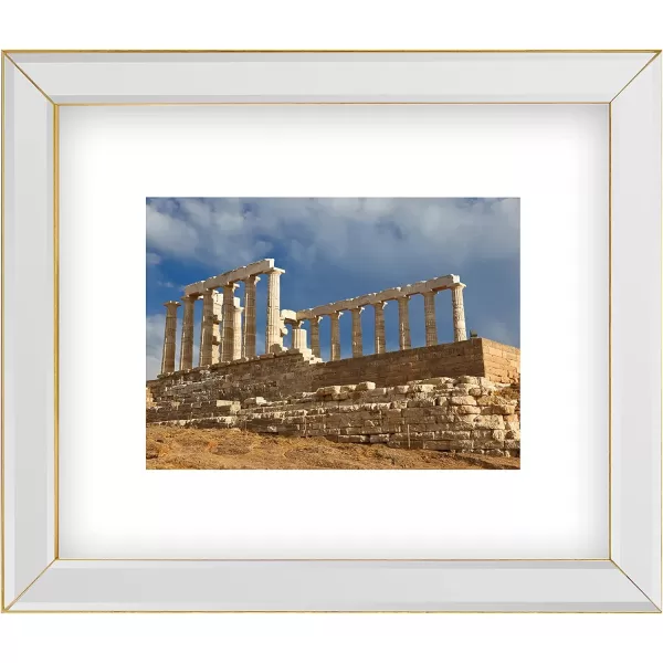 Mikasa Gold Mirrored 16x20 Matted to 11x14 Picture Frames, Horizontal or Vertica Display