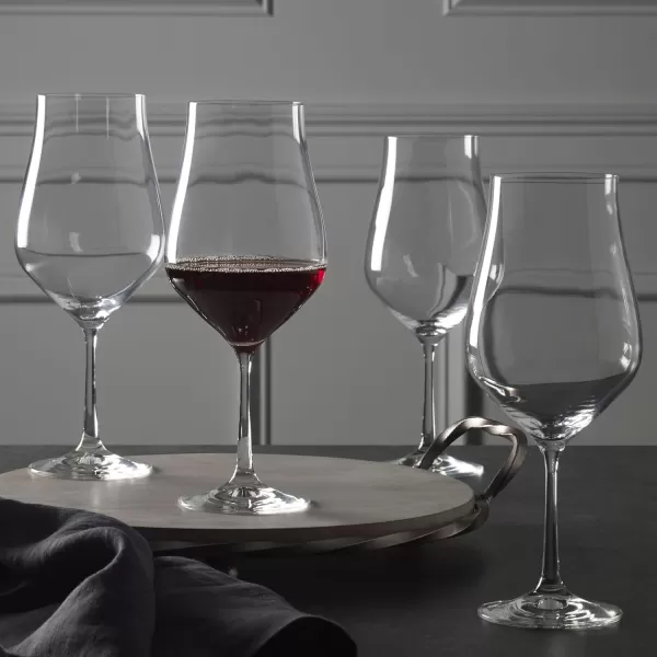 Mikasa Grace Set of 4 Champagne Flutes, 8-Ounce, Clear