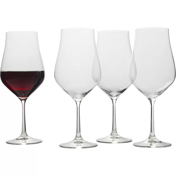 Mikasa Grace Set of 4 Champagne Flutes, 8-Ounce, Clear