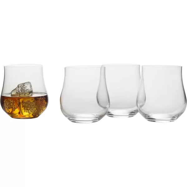 Mikasa Grace Set of 4 Champagne Flutes, 8-Ounce, Clear