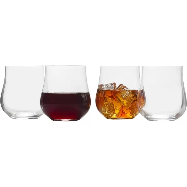 Mikasa Grace Set of 4 Champagne Flutes, 8-Ounce, Clear