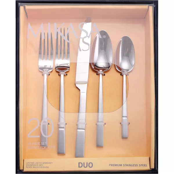 Mikasa Hamilton 20-Piece Flatware Set, Service for 4 -