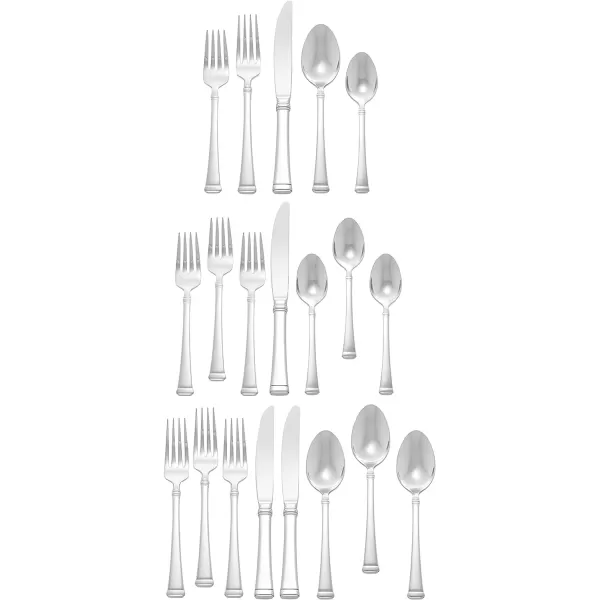 Mikasa Harmony 18/10 Stainless Steel, 20-Piece Flatware Set, Service for 4, STAINLESS