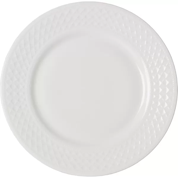 Mikasa Kamryn Vegan Bone Chip Resistant 12 Piece Dinnerware Set, White, Service for 4