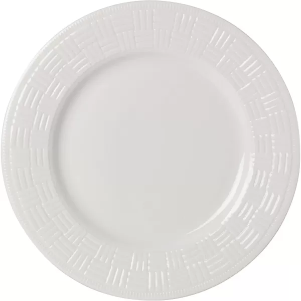 Mikasa Kamryn Vegan Bone Chip Resistant 12 Piece Dinnerware Set, White, Service for 4