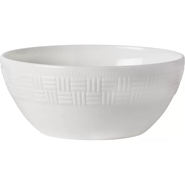 Mikasa Kamryn Vegan Bone Chip Resistant 12 Piece Dinnerware Set, White, Service for 4