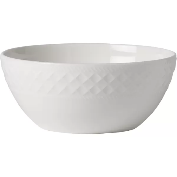 Mikasa Kamryn Vegan Bone Chip Resistant 12 Piece Dinnerware Set, White, Service for 4