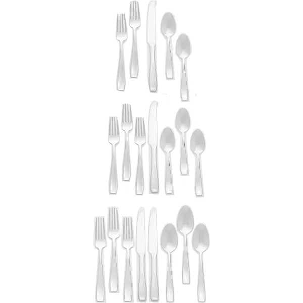 Mikasa Kyler Flatware, 20-Piece Set, Service for 4, Stainless Steel
