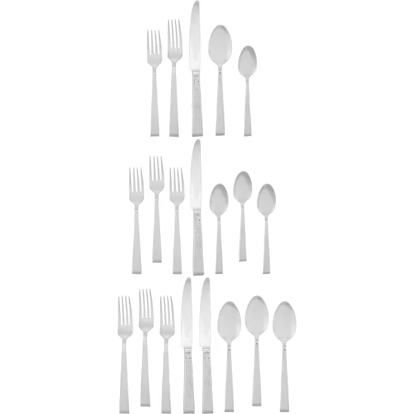 Mikasa Kyler Flatware, 20-Piece Set, Service for 4, Stainless Steel