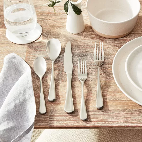 Mikasa Kyler Flatware, 20-Piece Set, Service for 4, Stainless Steel