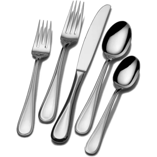 Mikasa Kyler Flatware, 20-Piece Set, Service for 4, Stainless Steel