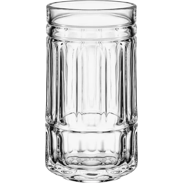 Mikasa Lawrence Double Old Fashioned Whiskey Glasses, Set of 4, Clear
