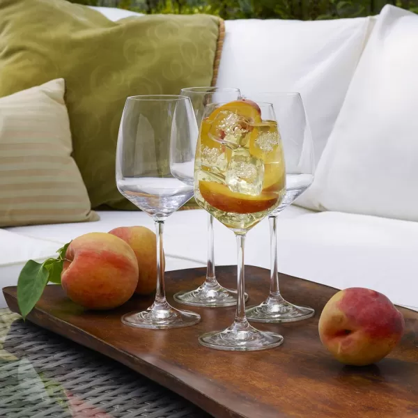 Mikasa Melody Highball Glass, Set of 4, 20-Ounce, Clear