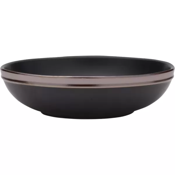 Mikasa Miller 12 Piece Dinnerware Set, Service for 4, Black