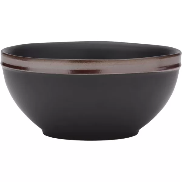 Mikasa Miller 12 Piece Dinnerware Set, Service for 4, Black