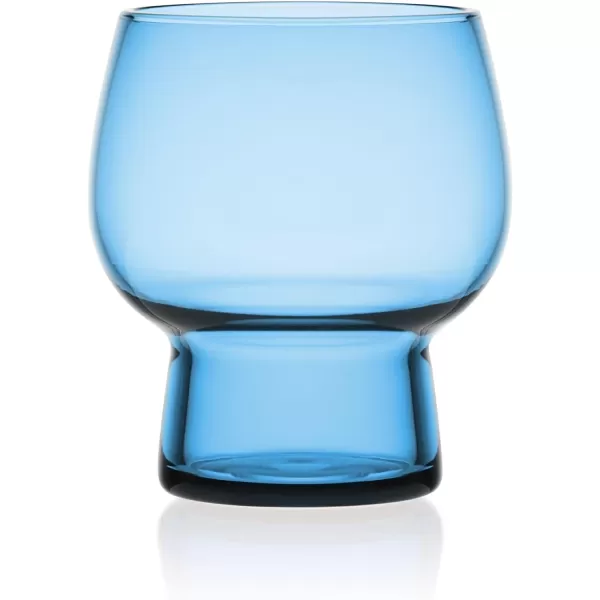 Mikasa Phoebe Double Old Fashioned Beverage, Set of 4, Blue