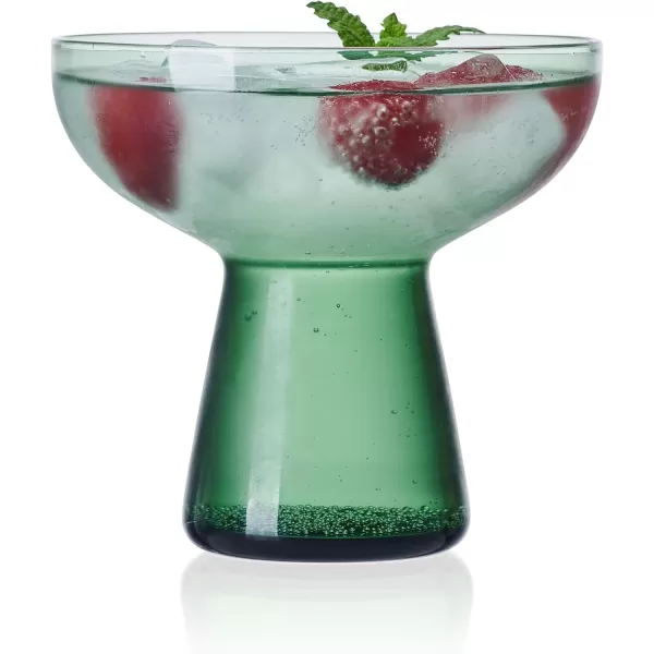 Mikasa Phoebe Margarita Cocktail Glass, Set of 4, Smoke