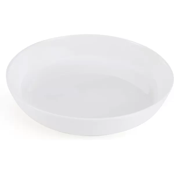 Mikasa Samantha Bone China Lightweight Chip Resistant Set of 4 Pasta Bowls Set, 9 Inch, White