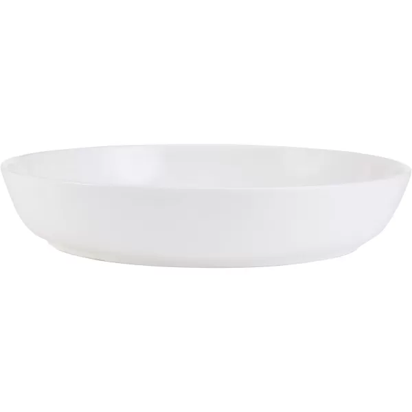 Mikasa Samantha Bone China Lightweight Chip Resistant Set of 4 Pasta Bowls Set, 9 Inch, White