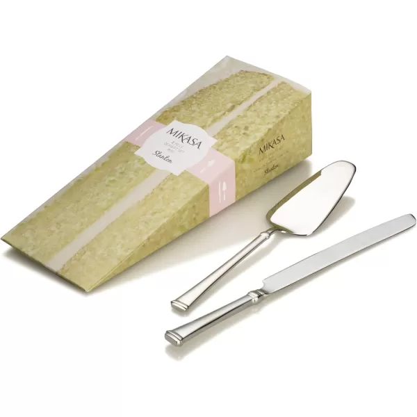 Mikasa Stanton 2-Piece Stainles Steel Cake Set