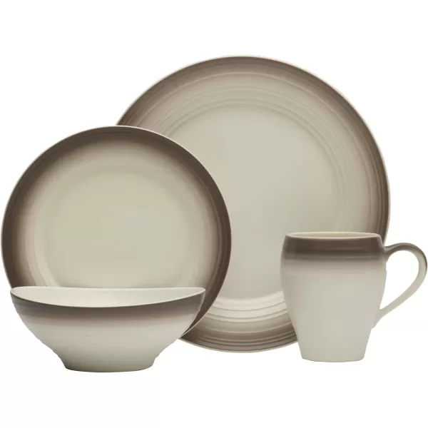 Mikasa Swirl 16-Piece Dinnerware Set, Service For 4, Blue