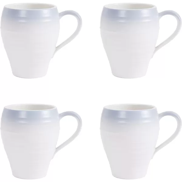 Mikasa Swirl 16-Piece Dinnerware Set, Service For 4, Blue