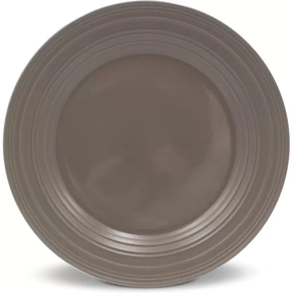 Mikasa Swirl 4 Piece Place Setting, Service for 1, Mocha