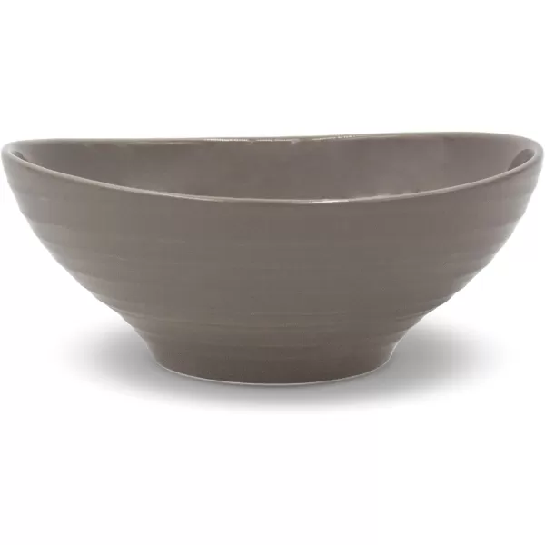Mikasa Swirl 4 Piece Place Setting, Service for 1, Mocha