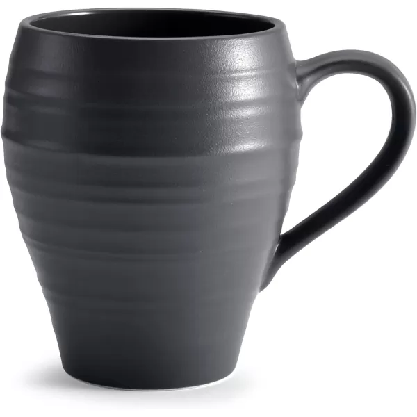 Mikasa Swirl 4 Piece Place Setting, Service for 1, Mocha