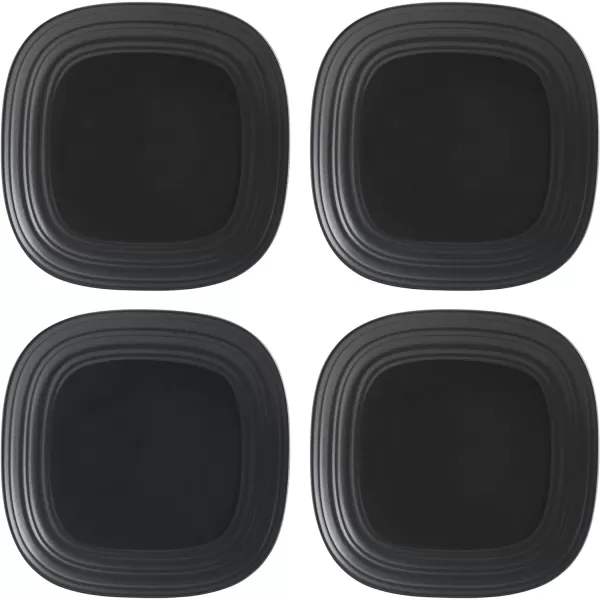 Mikasa Swirl Square Ombre Graphite 16 Piece Dinnerware Set, Service for 4
