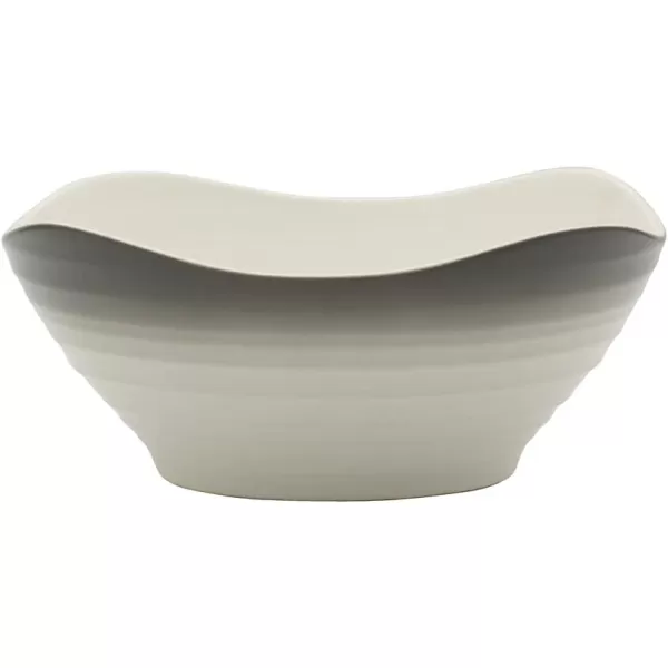 Mikasa Swirl Square Ombre Graphite 16 Piece Dinnerware Set, Service for 4