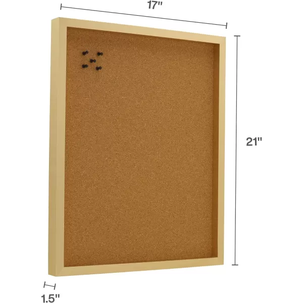 Mikasa Teal Framed Cork Board, Includes 5 Tacks, 21x17