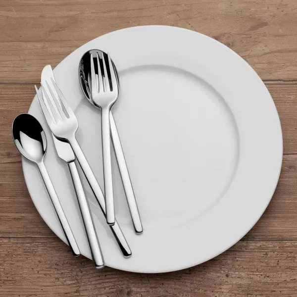 Mikasa Zena Flatware, 45 Piece Set, Silver