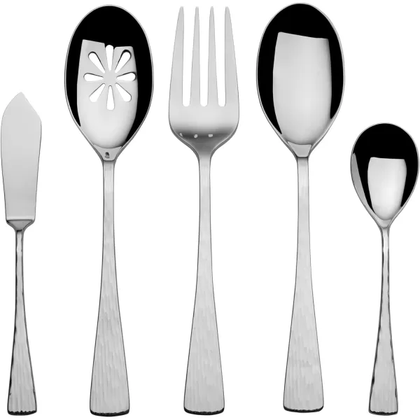 Mikasa Zena Flatware, 45 Piece Set, Silver