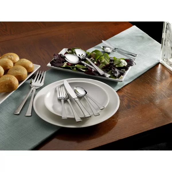 Mikasa Zena Flatware, 45 Piece Set, Silver