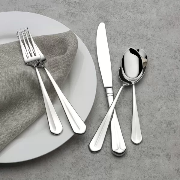 Mikasa Zena Flatware, 45 Piece Set, Silver