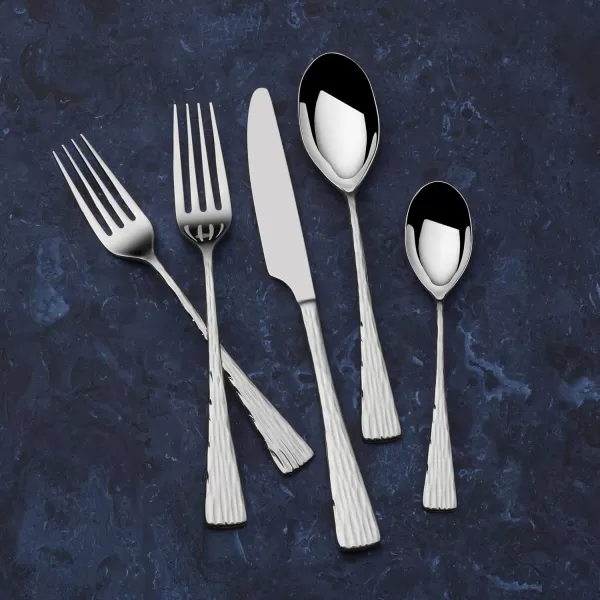 Mikasa Zena Flatware, 45 Piece Set, Silver