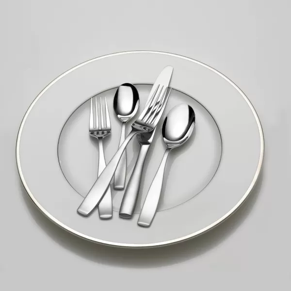 Mikasa Zena Flatware, 45 Piece Set, Silver