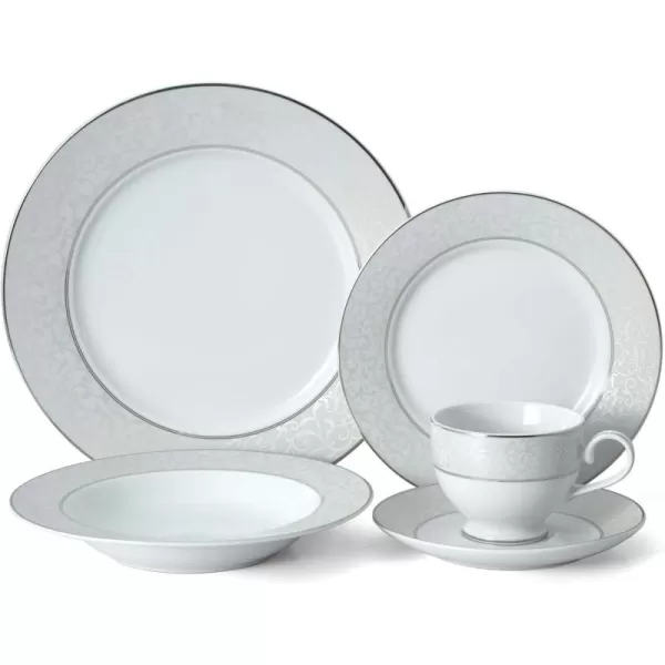 Mikasa 20-Piece Dinnerware Set, Parchment
