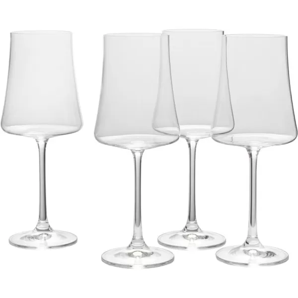 Mikasa Aline Set of 4 Highball Tumbler Cups, 17-Ounce, Clear