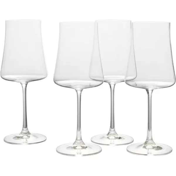 Mikasa Aline Set of 4 Red Wine Glasses, 4 Count , Clear
