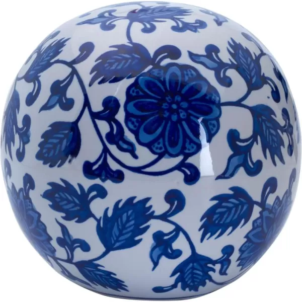 Mikasa Blue and White Swirl Ceramic Decorative Sphere