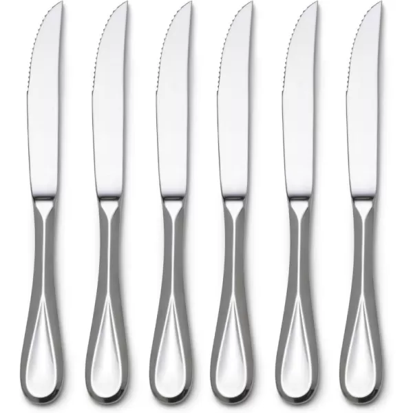Mikasa Bravo Stainless Steel Steak Knife, Set of 6