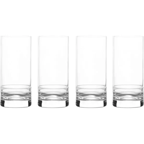 Mikasa Cal Highball Glass Set, 4 Count , Clear