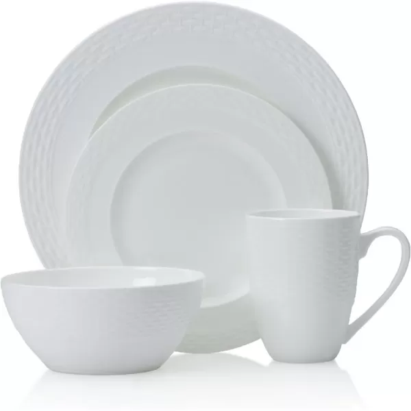 Mikasa Ciara 16-Piece Dinnerware Set, Ciara, Service for 4, 2.3
