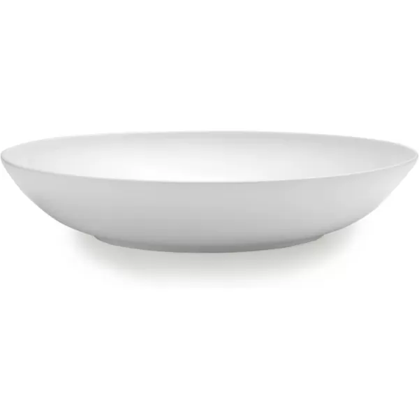 Mikasa Delray 14-Inch Oval Platter and 9-Inch Vegetable Bowl Set , White -